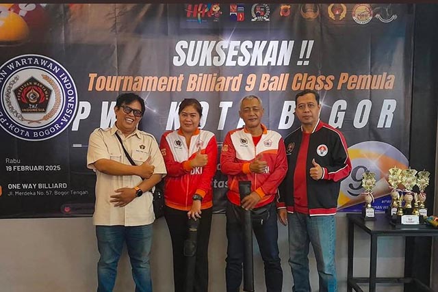 Tim Biliar PWI DKI Jakarta Siap Jamu PWI Kalsel di Berlian Billiard Jaksel