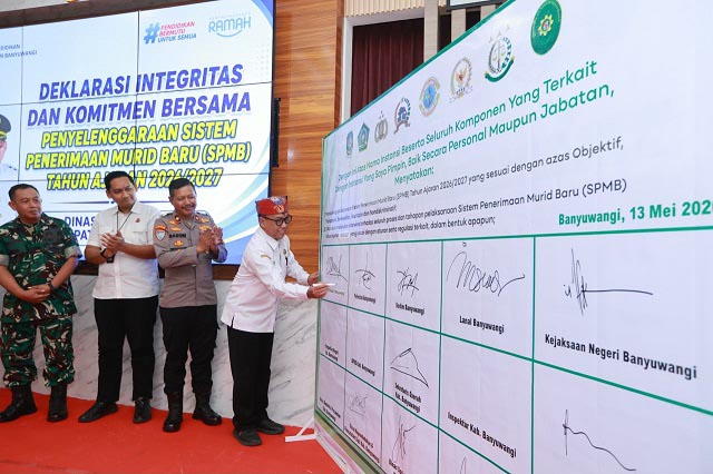 Jelang SPMB 2026 Wakil Bupati Minta Semua Anak Banyuwangi Harus Sekolah